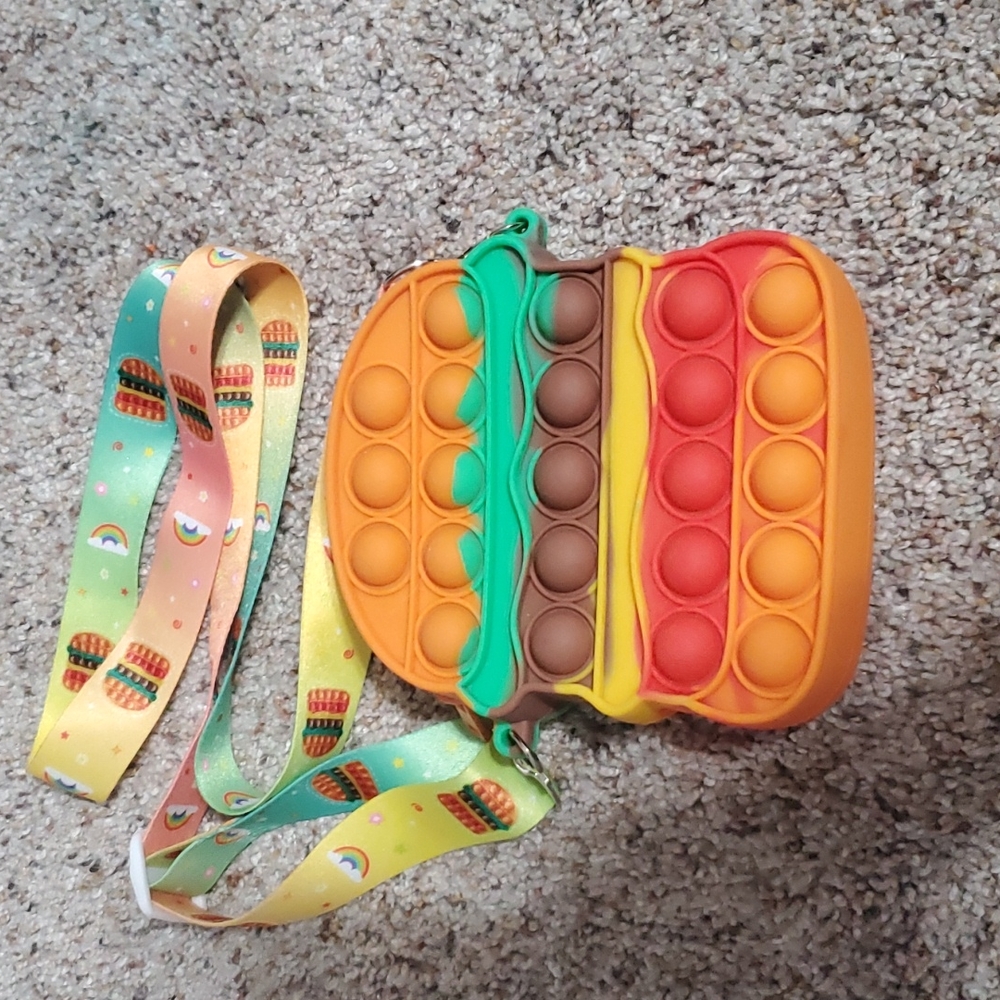 Pop It Hamburger Purse